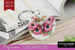 Magical Forest Keychain PNG - Fantasy Keychain Sublimation Product Image 1