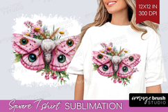 Magical Forest Square Tshirt Background - Fantasy PNG Product Image 1