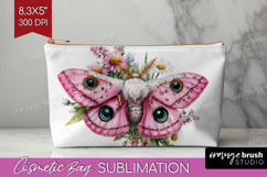 Magical Forest Cosmetic Bag - Fantasy Makeup Bag PNG Product Image 1