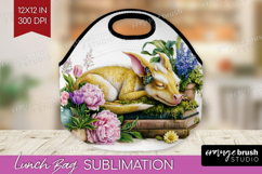 Magical Forest Lunch Bag - Fantasy Lunch Bug PNG Sublimation Product Image 1
