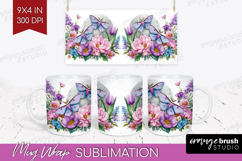 Magical Forest Mug Wrap - Fantasy Mug PNG Sublimation Product Image 1