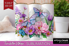 Magical Forest Tumbler Wrap - Fantasy Tumbler PNG Product Image 1