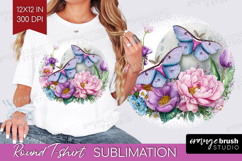 Magical Forest Round Tshirt Background - Fantasy PNG Product Image 1