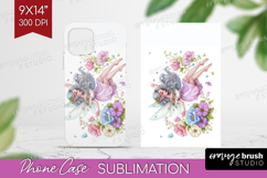 Magical Forest Phone Case PNG - Fantasy Case PNG Sublimation Product Image 1