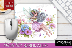 Magical Forest Mouse Pad Sublimation - Fantasy Mousepad PNG Product Image 1