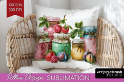 Magical Forest Pillow Sublimation - Fantasy Pillow Cover PNG Product Image 1