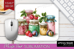 Magical Forest Mouse Pad Sublimation - Fantasy Mousepad PNG Product Image 1
