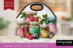 Magical Forest Lunch Bag - Fantasy Lunch Bug PNG Sublimation Product Image 1