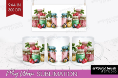 Magical Forest Mug Wrap - Fantasy Mug PNG Sublimation Product Image 1