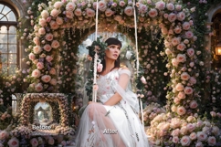 32 Fantasy Floral Arch Digital Backdrops Product Image 2