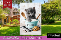 Farmhouse Garden Flag Sublimation - Country Welcome Sign PNG Product Image 1