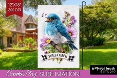 Farmhouse Garden Flag Sublimation - Country Welcome Sign PNG Product Image 1