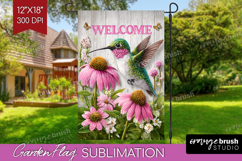 Farmhouse Garden Flag Sublimation - Country Welcome Sign PNG Product Image 1