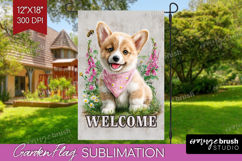 Farmhouse Garden Flag Sublimation - Country Welcome Sign PNG Product Image 1