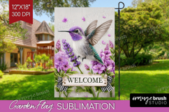 Farmhouse Garden Flag Sublimation - Country Welcome Sign PNG Product Image 1