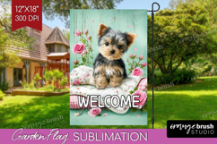 Farmhouse Garden Flag Sublimation - Country Welcome Sign PNG Product Image 1