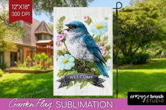 Farmhouse Garden Flag Sublimation - Country Welcome Sign PNG Product Image 1