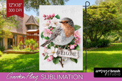 Farmhouse Garden Flag Sublimation - Country Welcome Sign PNG Product Image 1