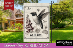 Farmhouse Garden Flag Sublimation - Country Welcome Sign PNG Product Image 1