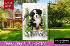 Farmhouse Garden Flag Sublimation - Country Welcome Sign PNG Product Image 1