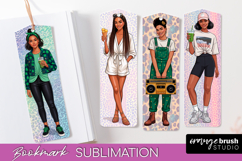 Fashion Girl Printable Bookmark - Seasonal Bookmark PNG Product Image 1