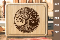 Tree of life SVG, Engraving Laser Cutting board SVG Product Image 1