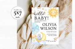 Baby Shower Invitation Template 196 Product Image 2