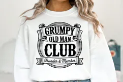 Grumpy old man club svg | Svg Cut File | Shirt Svg Product Image 1