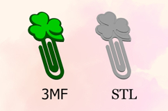 Paper Clips, Shamrock STL/3MF files for 3D Printing Product Image 2