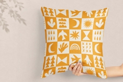 Nordic Folk Symbols Checkerboard Product Image 2