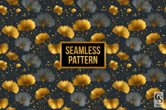 Gold Blossom Digital Paper Pattern Product Image 2
