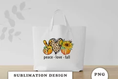 Peace Love Fall png sublimation designs downloads Product Image 2
