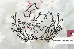 Baby Dinosaur SVG - Dinosaur PNG, Cute Dinosaur Svg Product Image 2