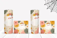 Floral Ghost Tumbler, Halloween Tumbler Template Product Image 2