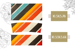 Retro Stripes Tumbler Design, Abstract 40 Oz Tumbler Print Product Image 2