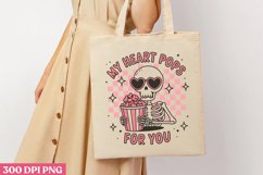 My heart pops for you PNG, Retro Valentine PNG Product Image 2