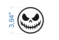 Halloween Coaster SVG laser cut file for Glowforge Product Image 2