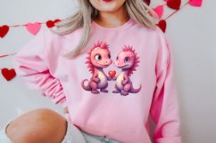 Valentines Day Animal Couple Clipart, Valentine Couple Product Image 2