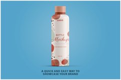 Plastic Matte Bottle Mockup Product Image 2