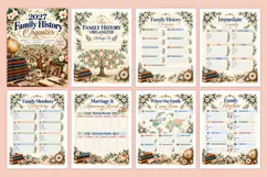 2027 Family History Organizer Kdp interiors Product Image 2