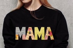 Vol.13 Patchwork Floral Mama- PNG Product Image 2