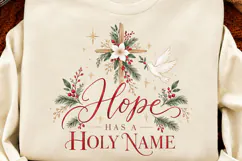 4 Christian Christmas Quote PNG Designs, 4 Christmas Faith Q Product Image 2