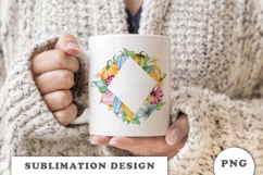 Watercolor Autumn Pumpkins Frame png Product Image 2