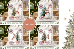 Christmas Rabbit Santa Sack, Christmas Tree Santa Sack Product Image 2