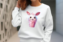Easter Coffee Cup Sublimation Clipart, Watercolor Clipart Product Image 2