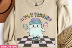Retro Teacher Easter Sublimation Bundle PNG Product Image 11