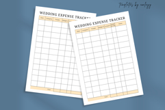 Free Wedding Expense Tracker Editable Canva Budget Template Product Image 2