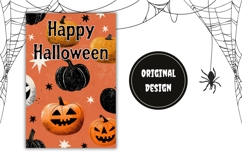 Pumpkins Garden Flag, Happy Halloween Garden Flag PNG Product Image 2