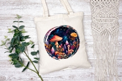 Cartoon Forest Illustration, Glitter Night PNG Product Image 2