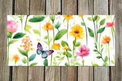 Spring Watercolor Flowers | 17 Mug Sublimation designs, PNG Product Image 2